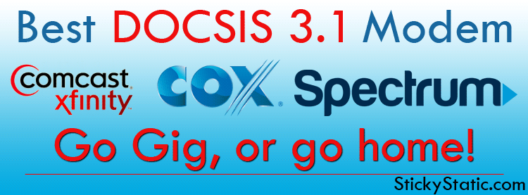 best docsis 3.1 modem