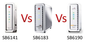 arris sb6183 vs sb6190